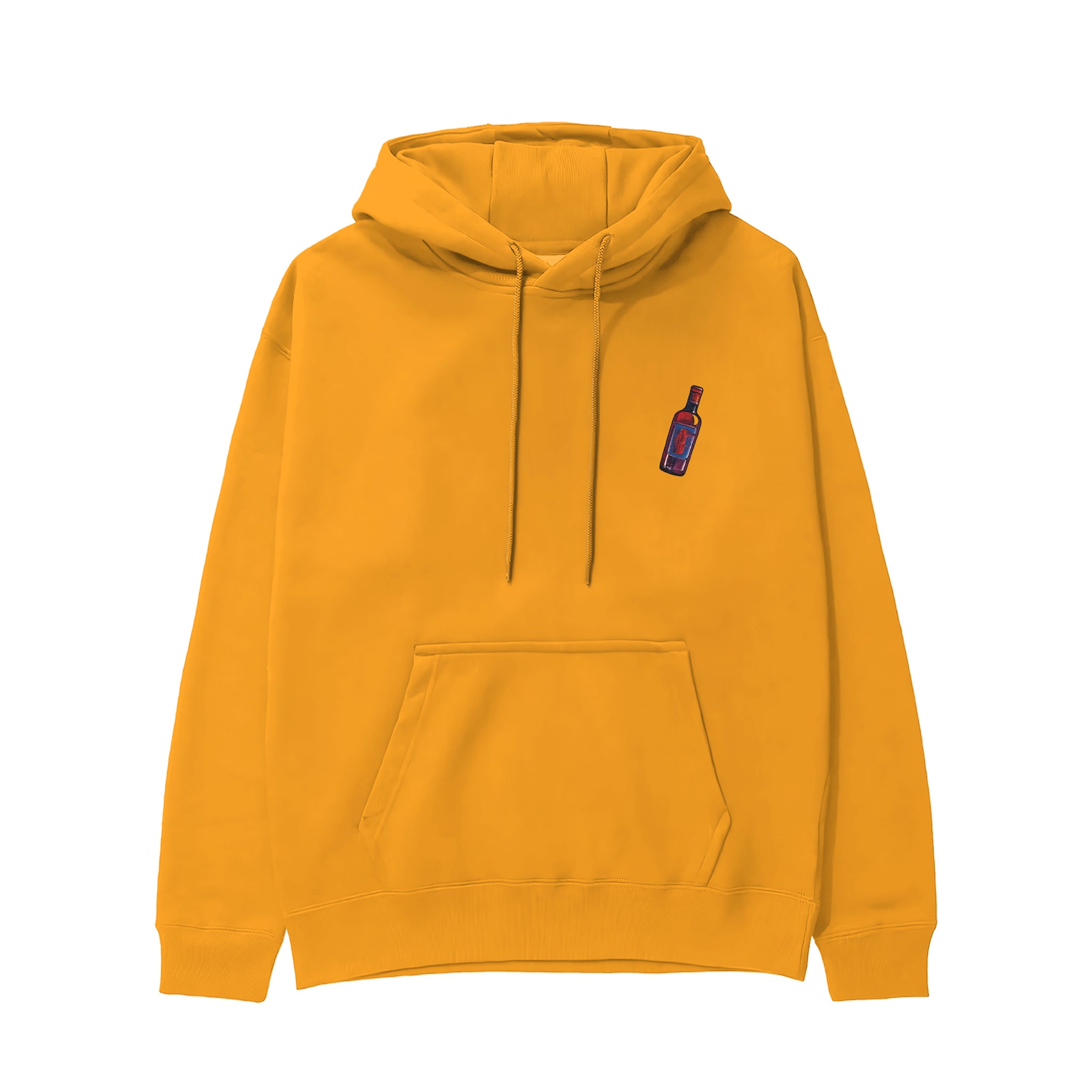 Pasta Sex Wine Hoodie - Turuncu - ön görünüm