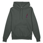 Pasta Sex Wine Oversize Hoodie - Antrasit - ön görünüm