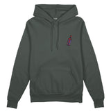 Pasta Sex Wine Oversize Hoodie - Antrasit - ön görünüm