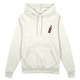 Pasta Sex Wine Oversize Hoodie - Beyaz - ön görünüm