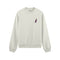 Pasta Sex Wine Oversize Sweatshirt - Beyaz - ön görünüm