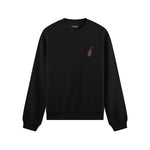Pasta Sex Wine Oversize Sweatshirt - Siyah - ön görünüm
