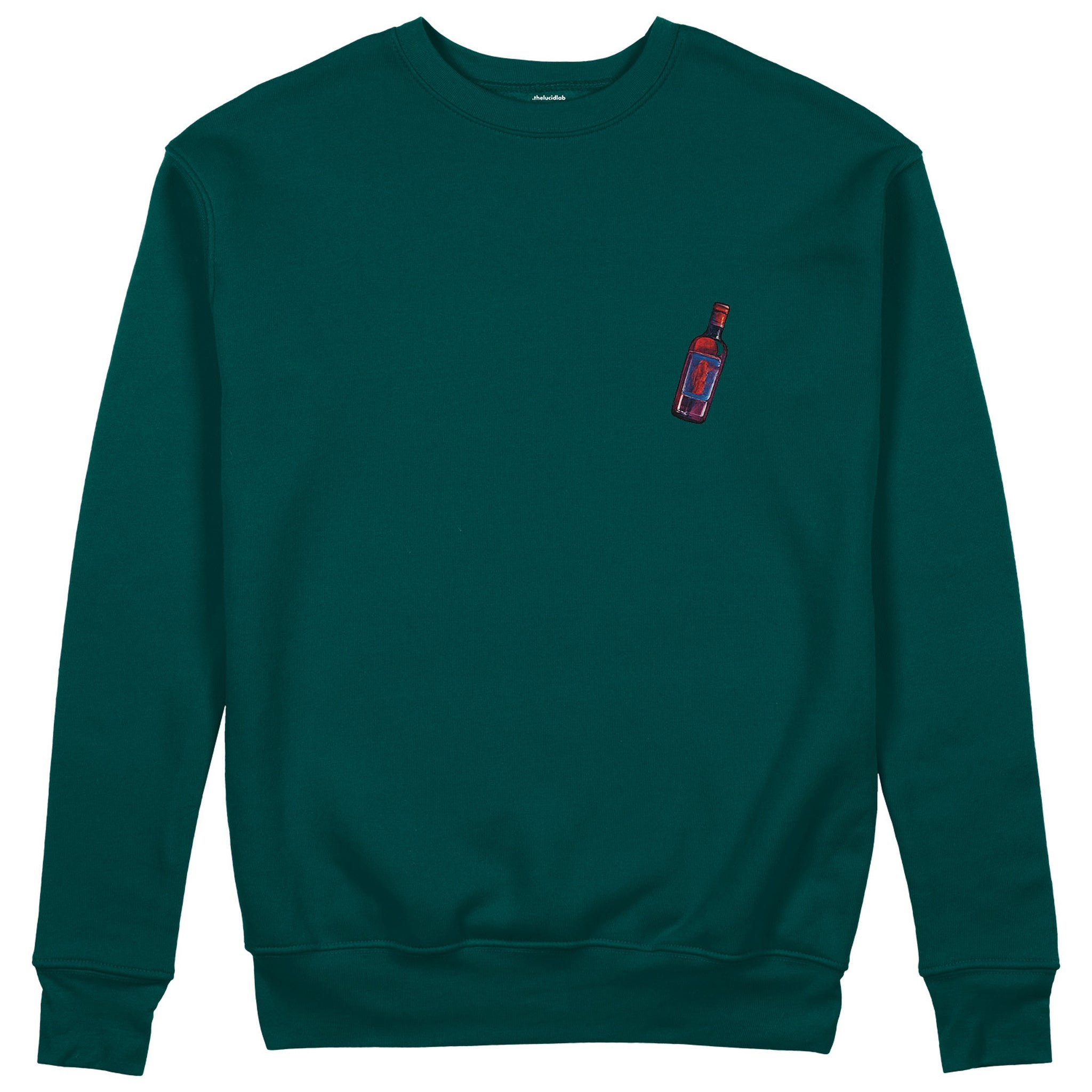 Pasta Sex Wine Sweatshirt - Antrasit - ön görünüm