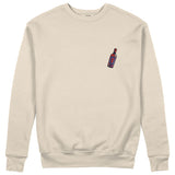 Pasta Sex Wine Sweatshirt - Bej - ön görünüm
