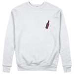 Pasta Sex Wine Sweatshirt - Beyaz - ön görünüm
