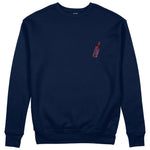 Pasta Sex Wine Sweatshirt - Lacivert - ön görünüm