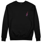 Pasta Sex Wine Sweatshirt - Siyah - ön görünüm