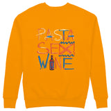 Pasta Sex Wine Sweatshirt - Turuncu - arka görünüm