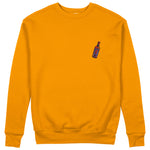 Pasta Sex Wine Sweatshirt - Turuncu - ön görünüm