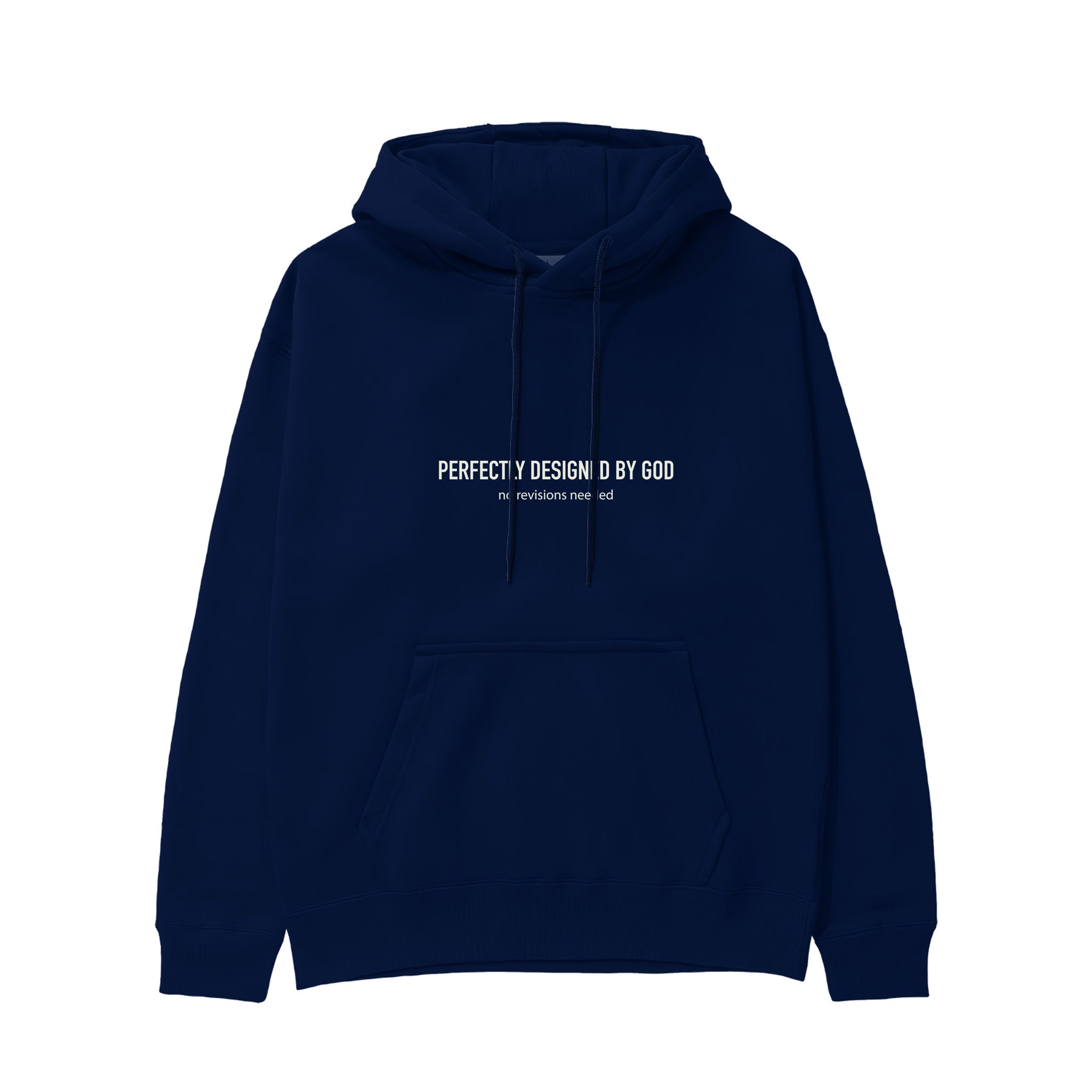 Perfectly Design By God Hoodie - Lacivert - ön görünüm