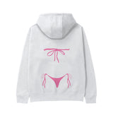 Pink Bikini Hoodie - Beyaz - arka görünüm
