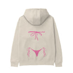 Pink Bikini Hoodie - Krem - arka görünüm