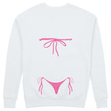 Pink Bikini Sweatshirt - Beyaz - arka görünüm