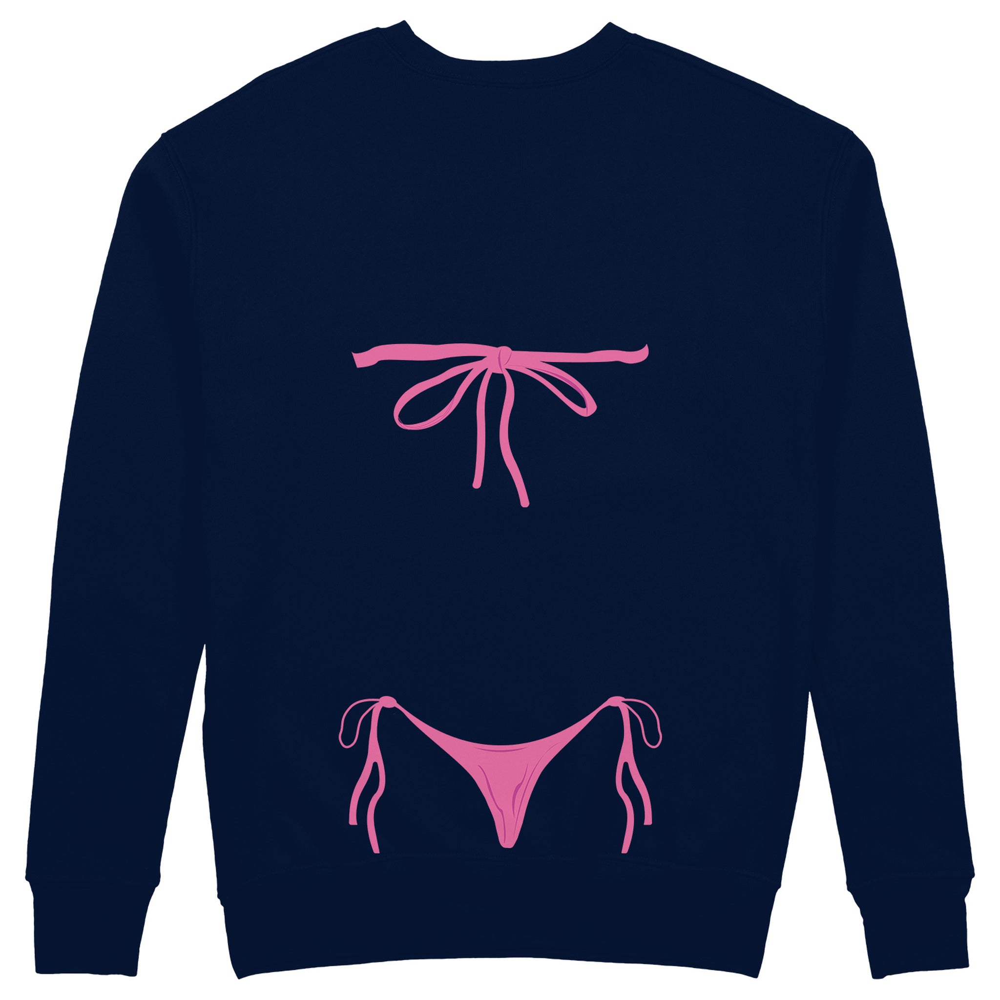 Pink Bikini Sweatshirt - Lacivert - arka görünüm