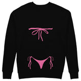 Pink Bikini Sweatshirt - Siyah - arka görünüm