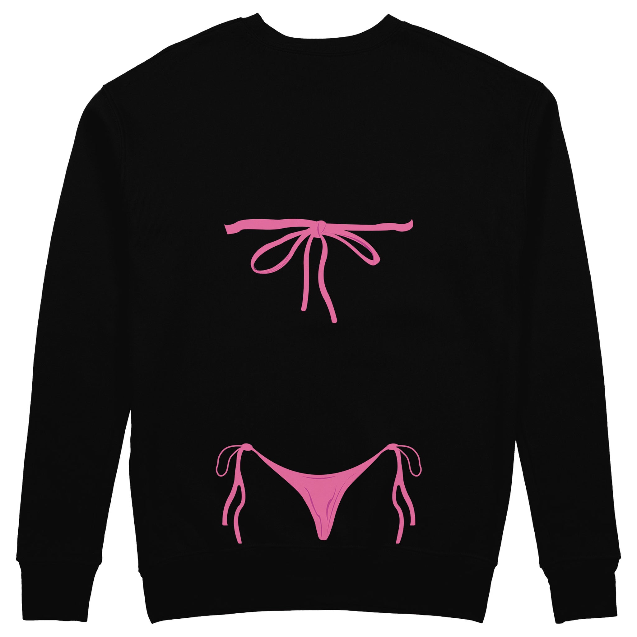 Pink Bikini Sweatshirt - Siyah - arka görünüm