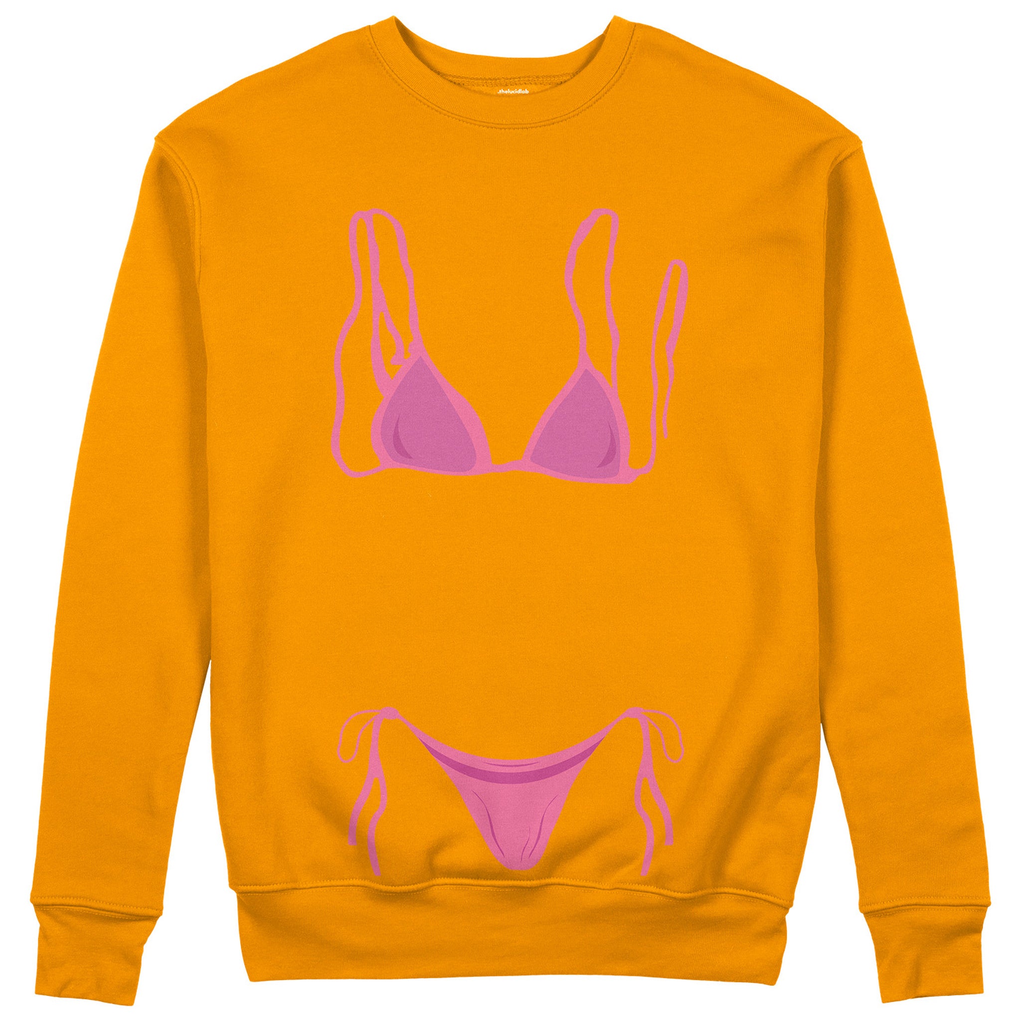 Pink Bikini Sweatshirt - Turuncu - ön görünüm