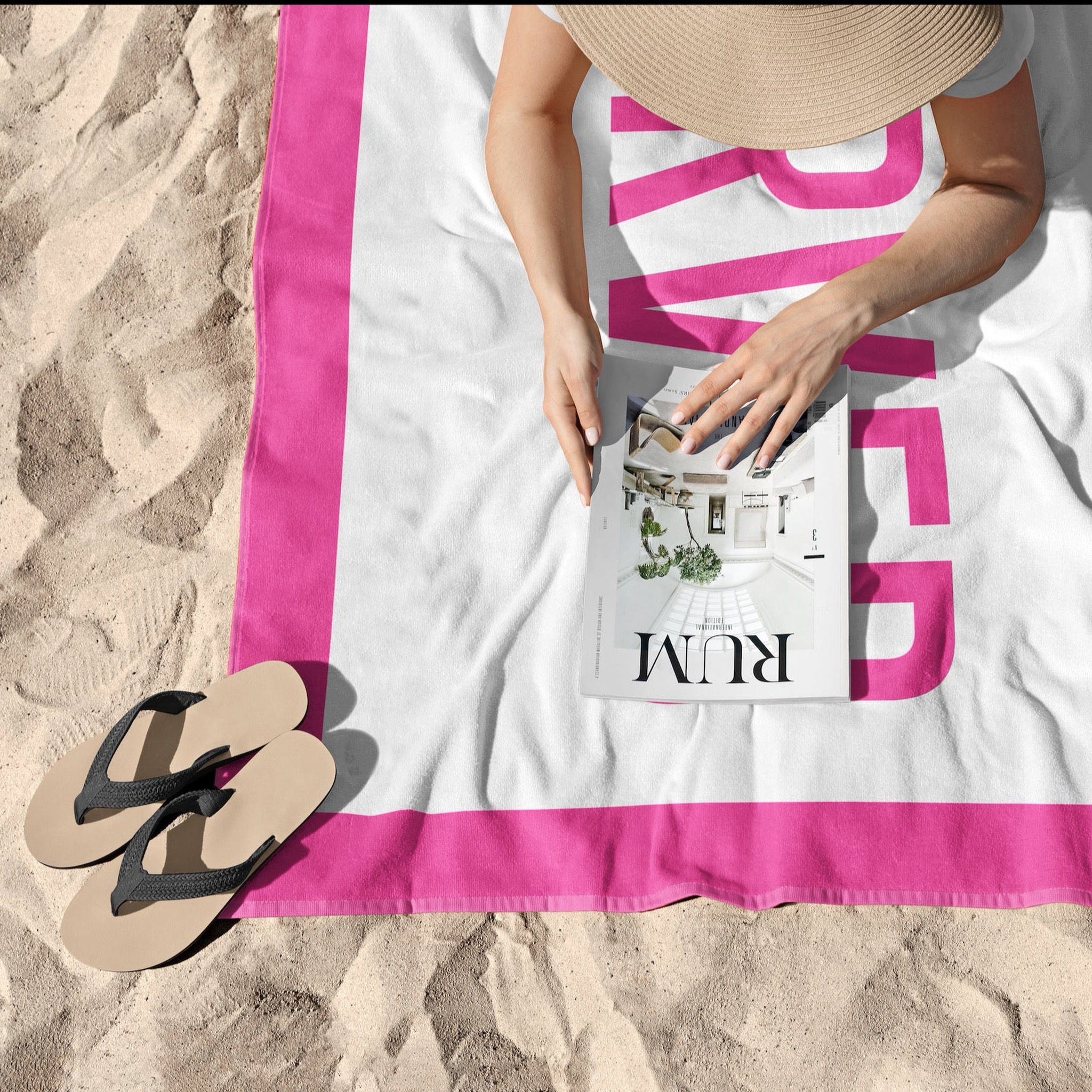 Pink Reserved Plaj Havlusu