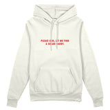 Please God Let Me Find A Sugar Daddy Oversize Hoodie - Beyaz - ön görünüm