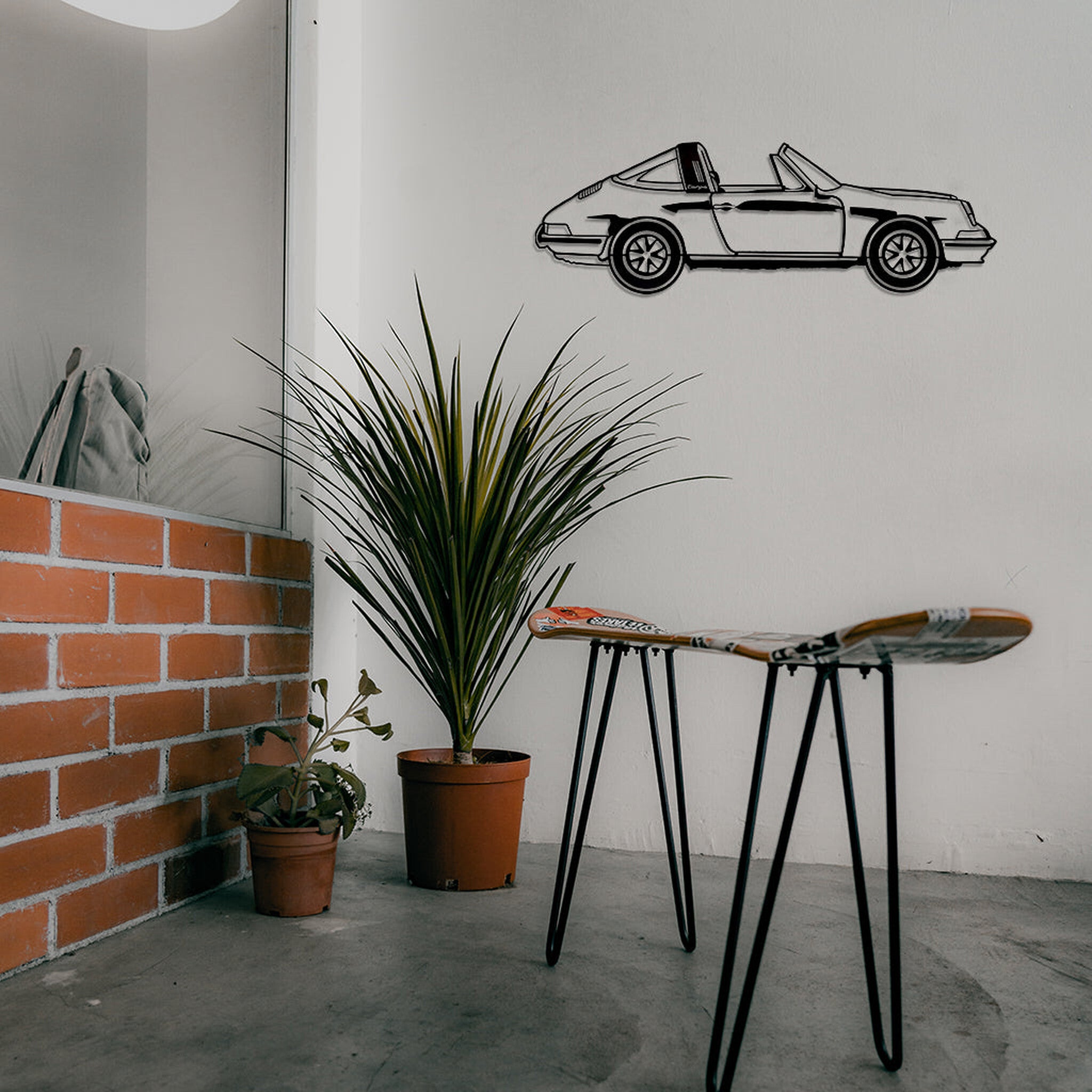 Targa - Porsche Metal Duvar Dekoru