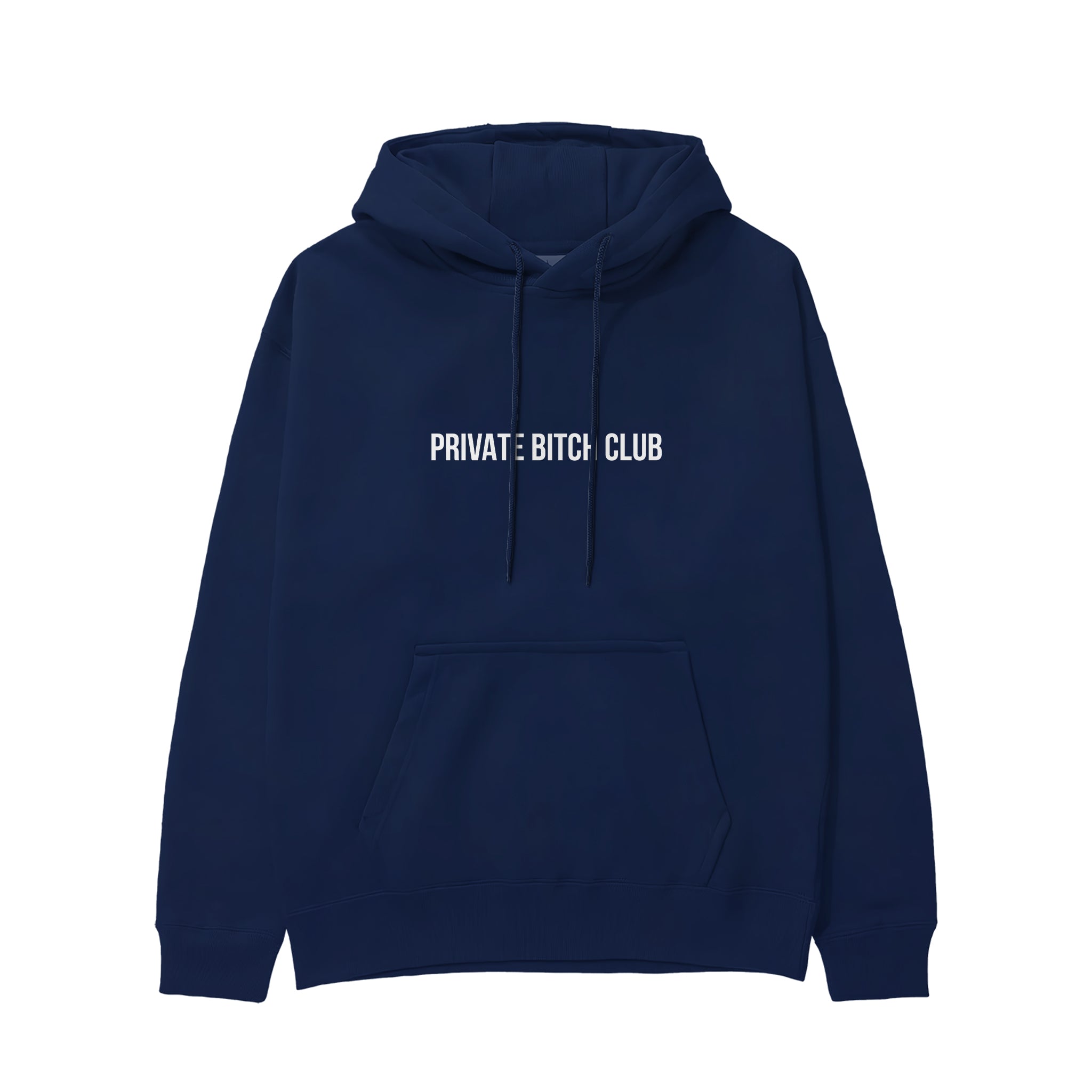 Private Bitch Club Hoodie - Lacivert - ön görünüm