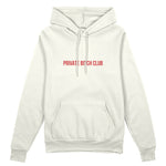 Private Bitch Club Oversize Hoodie - Beyaz - ön görünüm