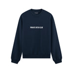 Private Bitch Club Oversize Sweatshirt - Lacivert - ön görünüm