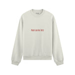 Proof God Has Taste Oversize Sweatshirt - Beyaz - ön görünüm