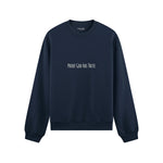 Proof God Has Taste Oversize Sweatshirt - Lacivert - ön görünüm