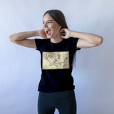 Yüzüklerin Efendisi Orta Dünya Haritası - Lord Of The Rings Tişört