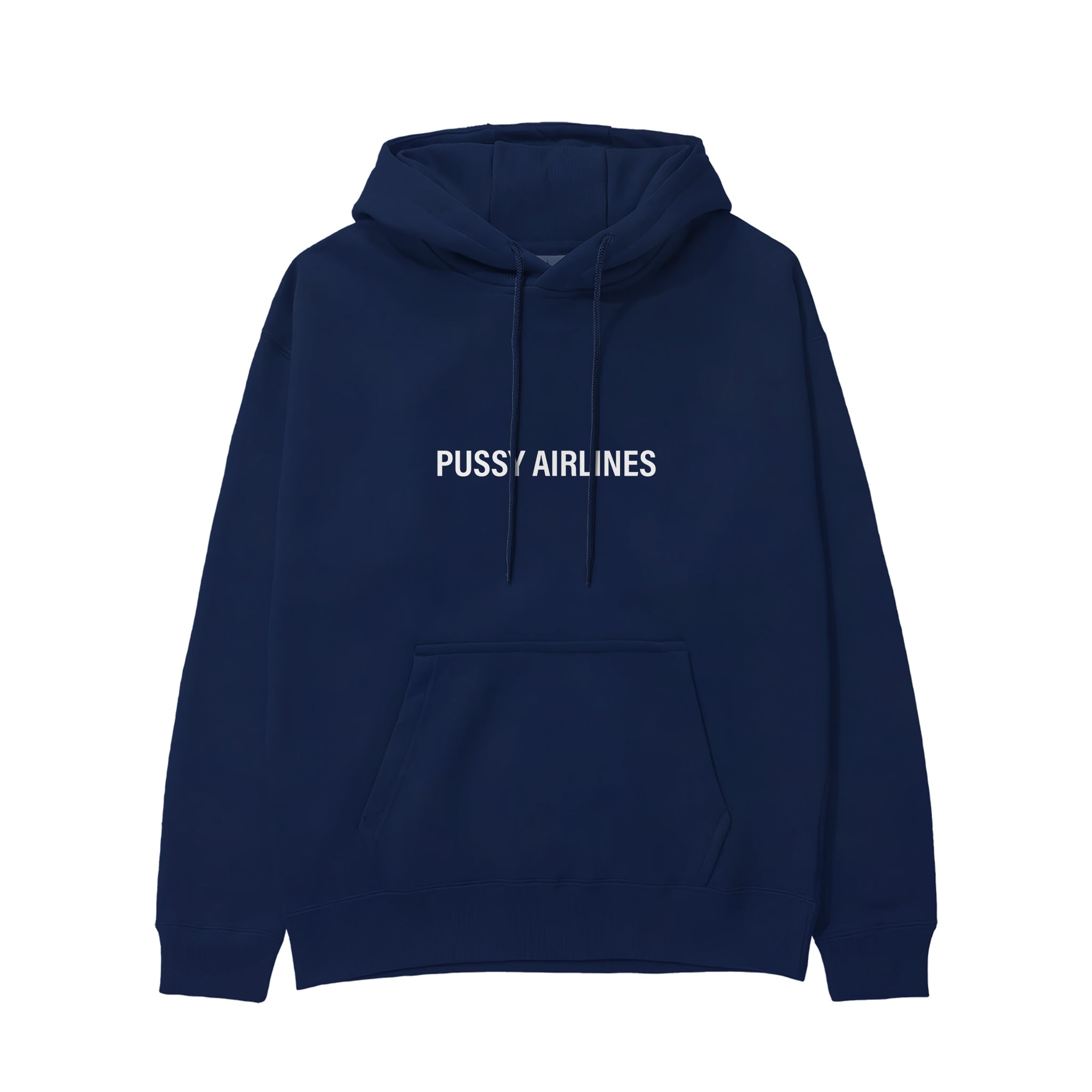 Pussy Airlines Hoodie - Lacivert - ön görünüm