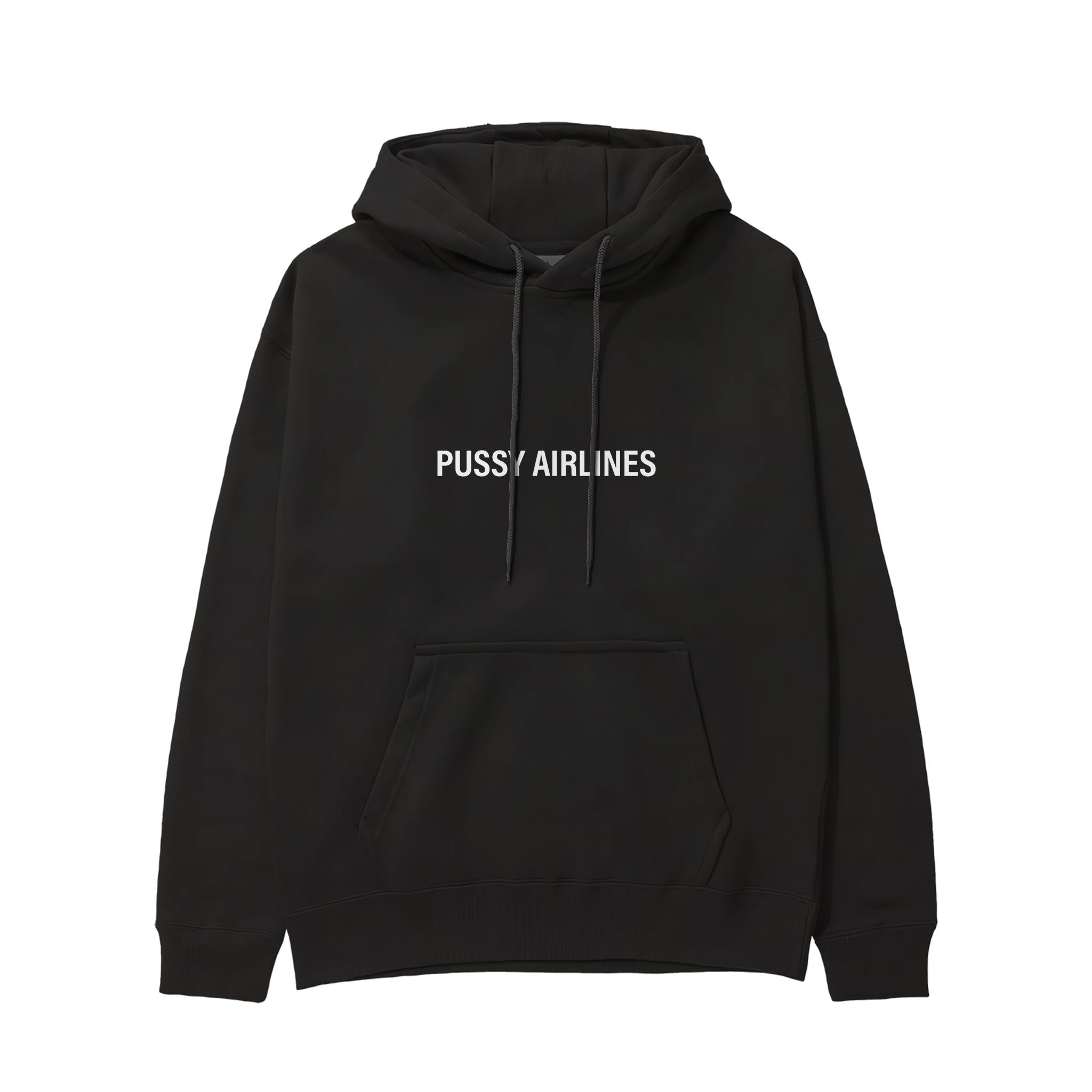 Pussy Airlines Hoodie - Siyah - ön görünüm