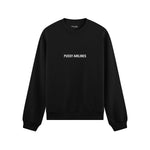 Pussy Airlines Oversize Sweatshirt - Siyah - ön görünüm