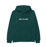 Queen Of Cringe Hoodie - Koyu Yeşil - ön görünüm