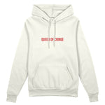 Queen Of Cringe Oversize Hoodie - Beyaz - ön görünüm