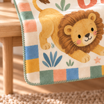 Rainbow Play Polar Bebek Battaniyesi — Kenar ve dikiş detayı