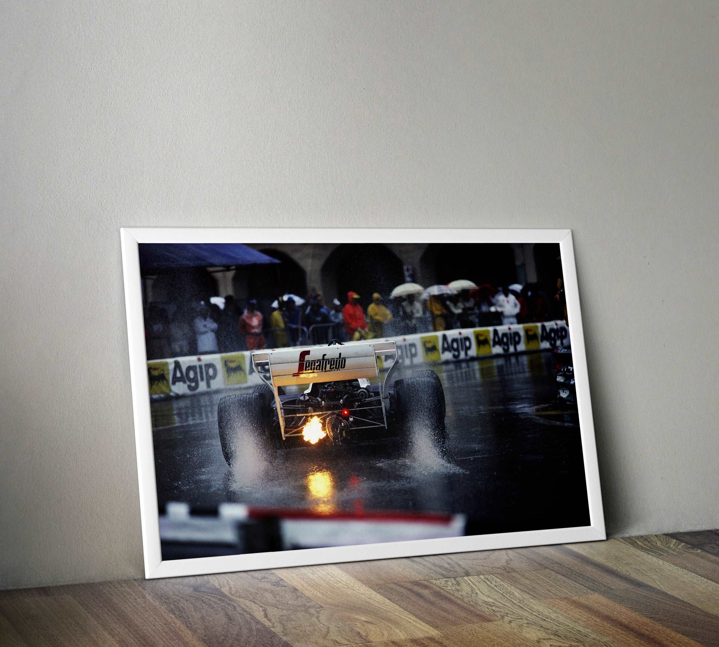 Ayrton Senna Rain Man v2 Poster