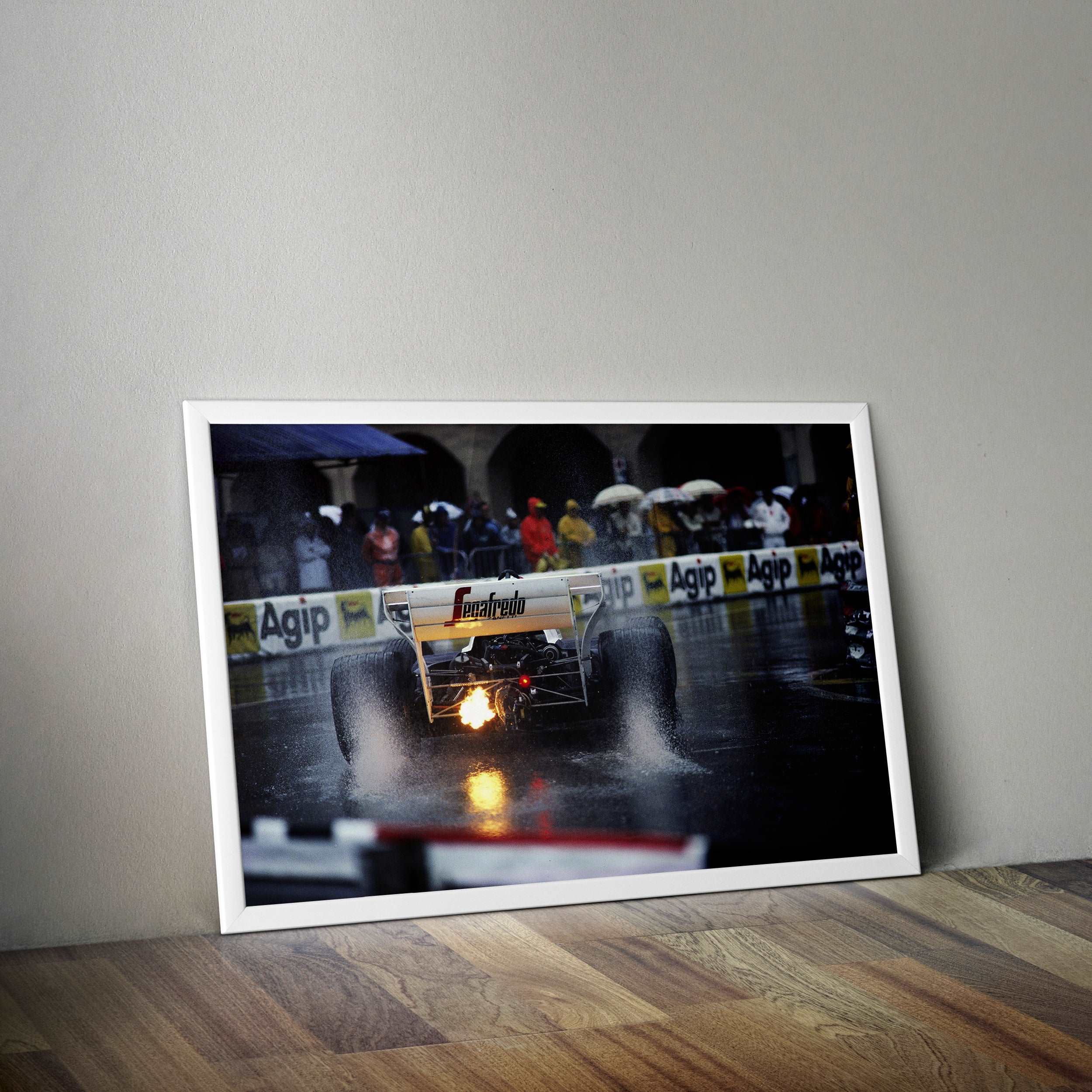 Ayrton Senna Rain Man v2 Poster