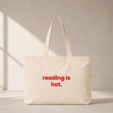 Reading Is Hot Club Tote Bag