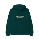 Red Flag Wishlist Hoodie - Koyu Yeşil - ön görünüm