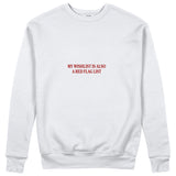 Red Flag Wishlist Sweatshirt - Beyaz - ön görünüm