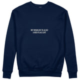 Red Flag Wishlist Sweatshirt - Lacivert - ön görünüm