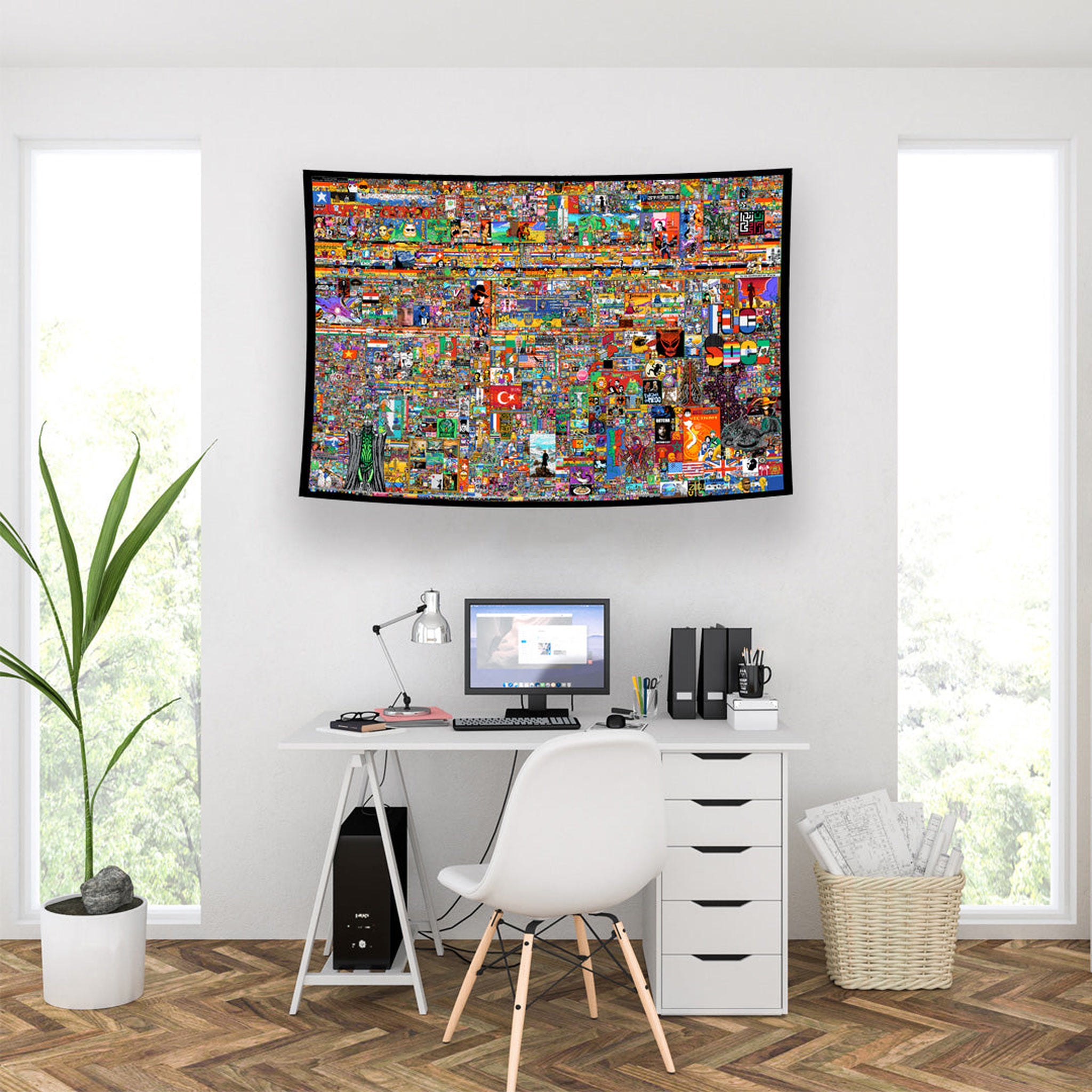 Reddit Place 2023 Duvar Örtüsü