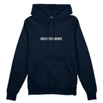 Rich Bitch Energy Oversize Hoodie - Lacivert - ön görünüm