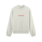 Rich Bitch Energy Oversize Sweatshirt - Beyaz - ön görünüm