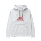 Riding My Horse Hoodie - Beyaz - ön görünüm