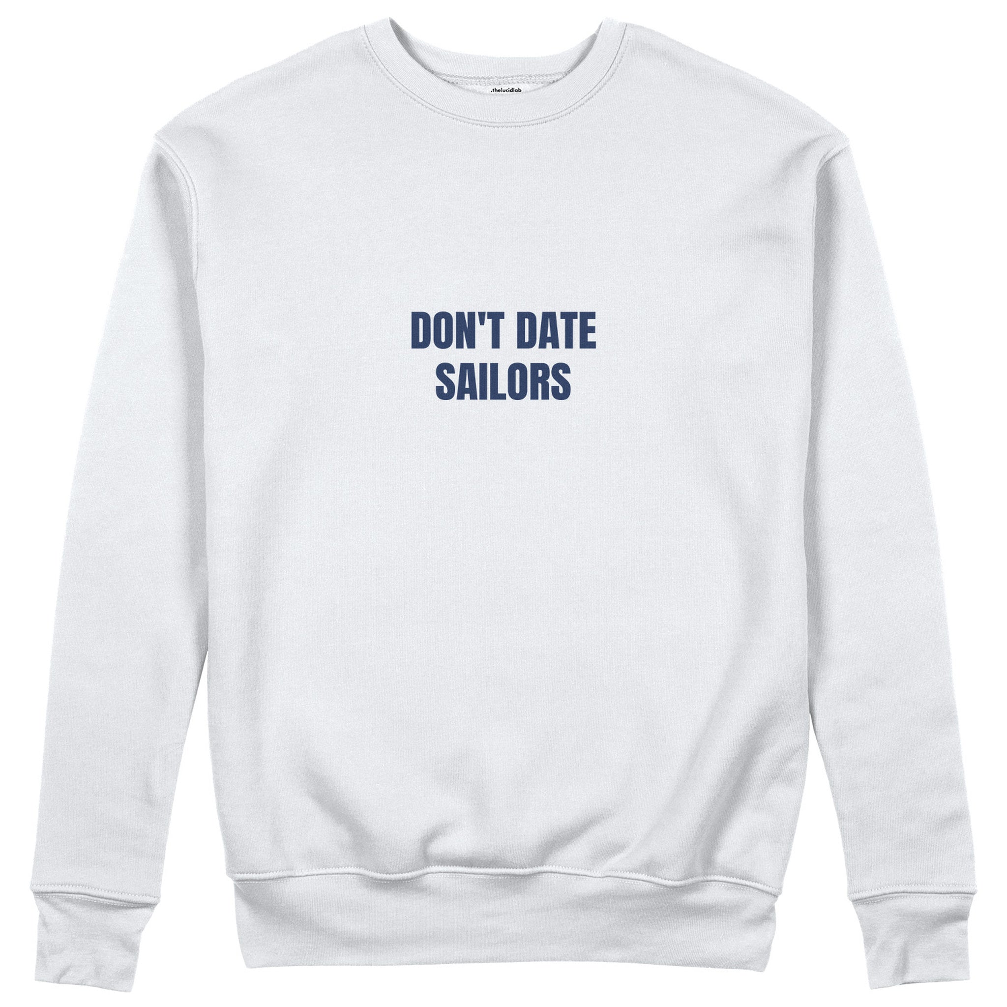 Sailor Sweatshirt - Beyaz - ön görünüm