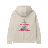 Saint Tropez Sailing Club Hoodie - Krem - arka görünüm