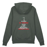 Saint Tropez Sailing Club Oversize Hoodie - Antrasit - arka görünüm