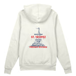Saint Tropez Sailing Club Oversize Hoodie - Beyaz - arka görünüm